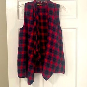 Plaid vest